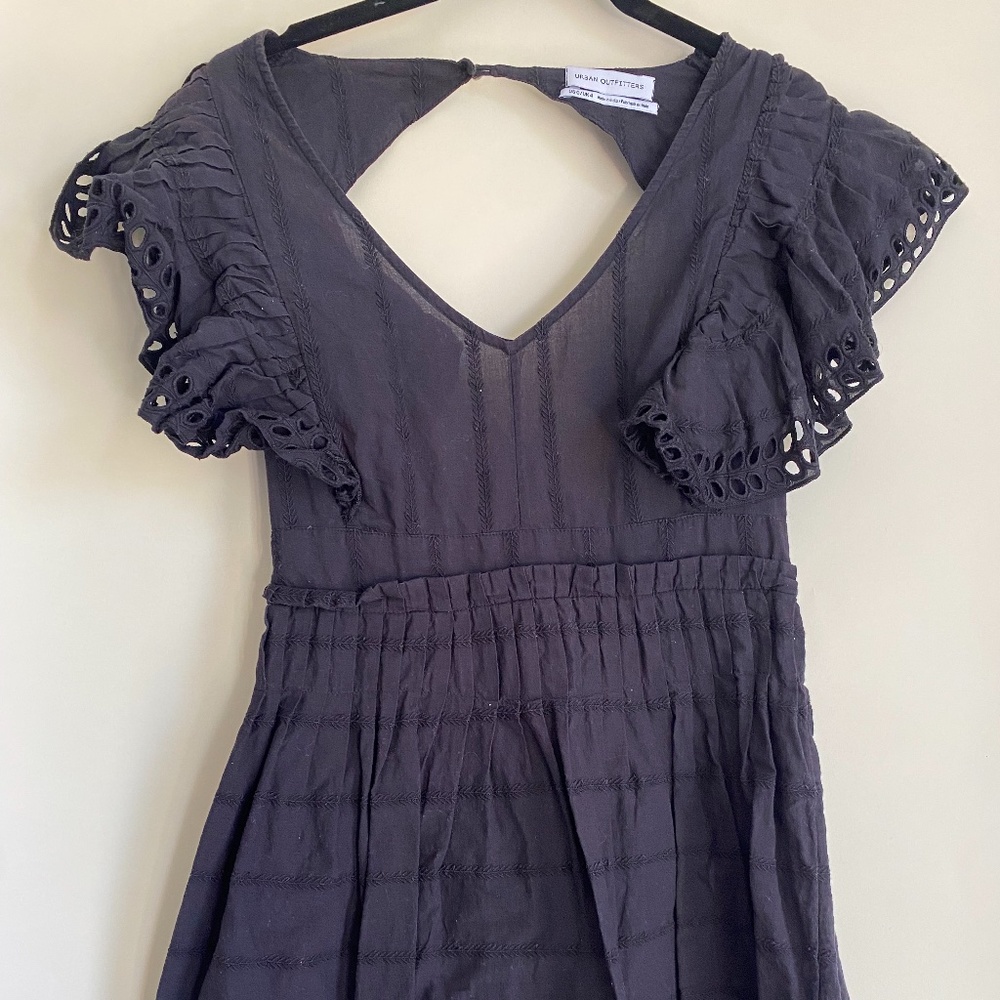Black skort romper